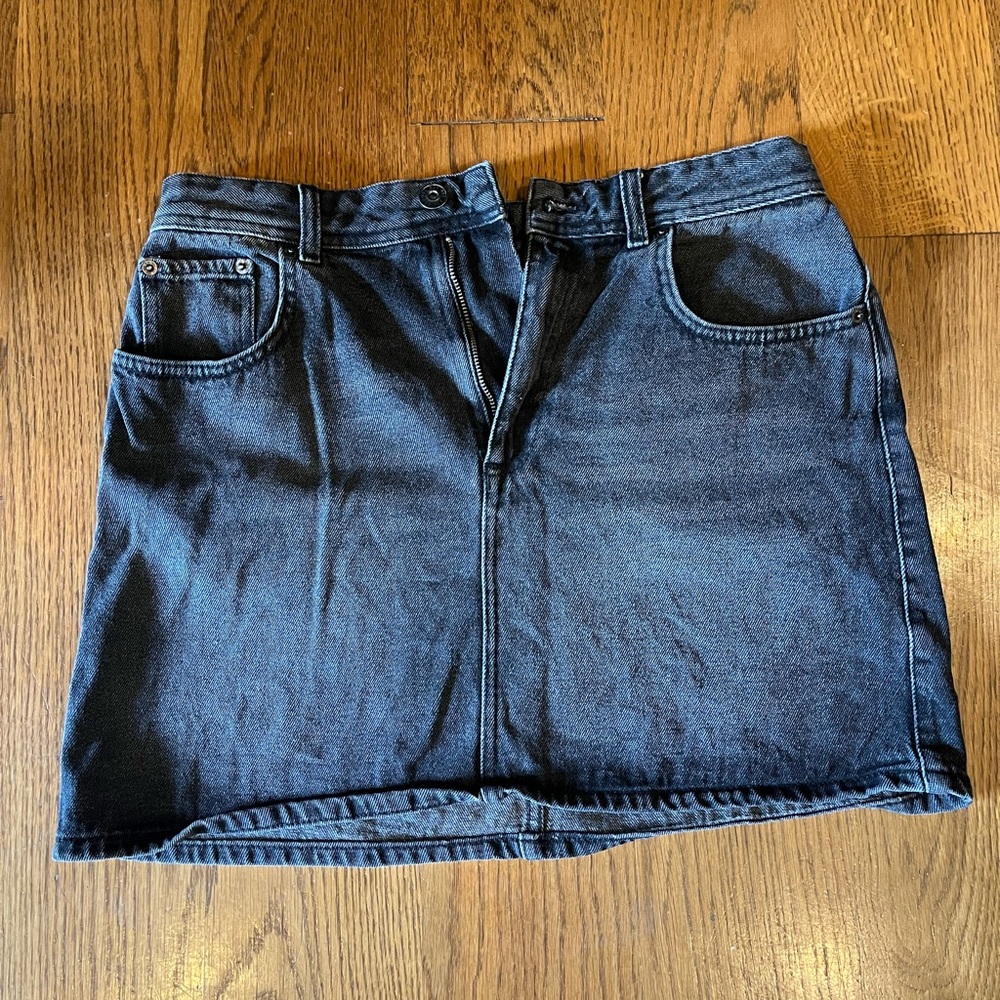 BDG Black Denim Skirt